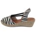 Andre Assous Women's Dainty In Zebra Printed Suede