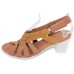 Arche Women's Farham In Camel/Muse Timber Leather - Brownish-Yellow/Peach-Tan Rose