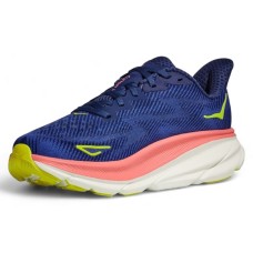 Hoka One One Women's Clifton 9 In Evening Sky/Coral