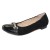 Lalisa Women's Chloe 195203 In Black Suede/Patent Leather/Calfskin Leather