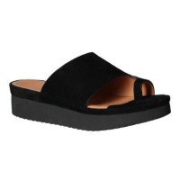 Lamour Des Pieds Women's Ahlina In Black Kid Suede