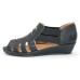Lamour Des Pieds Women's Bayla In Black Leather