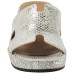 Lamour Des Pieds Women's Catiana In Silver/Gold Snake Printed Leather