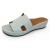 Lamour Des Pieds Women's Catiana In White Lamba Leather