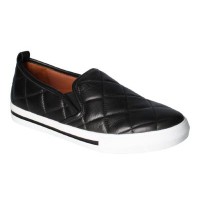Lamour Des Pieds Women's Kamada In Black Lamba Quilted Leather