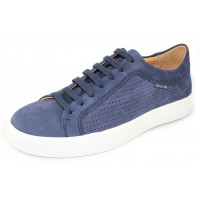 Mephisto Men's Carl Perf In Navy Nomad Suede 25545