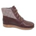 Naot Women's Castera In Soft Brown Leather/Taupe Grey Suede