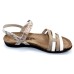 Naot Women's Lucy In Soft White/Soft Beige/Floral Leather