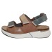 Naot Women's Odyssey In Arizona Tan/Latte Brown/Soft Ivory Leather