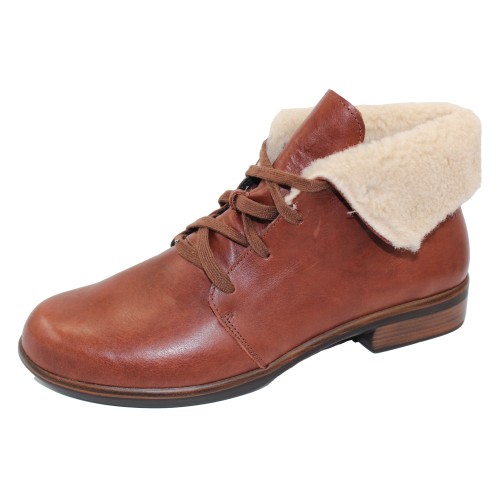 Naot Women's Pali In Soft Chestnut Leather