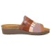 Naot Women's Portia In Mocha Rose/Soft Maple/Rose Gold Leather Combo