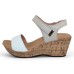 Naot Women's Summer In Soft White Leather/Soft Ivory Leather