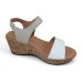 Naot Women's Summer In Soft White Leather/Soft Ivory Leather