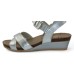 Naot Women's Throne In Soft Silver Leather