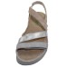 Naot Women's Whetu In Grey Linen/Soft Silver Leather/Sand Stone Suede