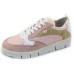 On Foot Women's 955 In Pink-Yellow Suede