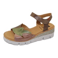 On Foot Women's Catalina-530 In Taupe Leather Combo