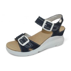 On Foot Women's Orleans 80217 In Marino Navy Leather