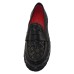 Pas De Rouge Women's Marta 4519 In Black Woven Glove Leather