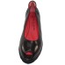 Pas De Rouge Women's Silvia 2363 In Black Nappa Leather/Suede