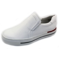 Paul Green Women's Quincy In White Leather