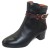 Pikolinos Women's Calafat W1Z-8977 In Black/Caoba Calfskin Leather