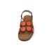 Salvia Women's Maja In Brown/Apricot Calfskin Leather
