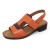 Salvia Women's Maxim In Apricot/Brown Calfskin Leather