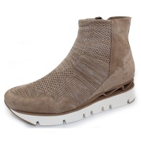 Softwaves Women's Sheila In Natural Suede/Fabric