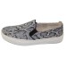 The Flexx Women's Sneak Name In Roccia Jack Embossed Snakeprinted Leather