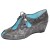 Thierry Rabotin Women's Zayne In Pewter Africa Printed Leather