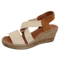 Toni Pons Women's Susa-Sp In Natural Stretch/Tan Suede