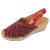 Toni Pons Women's Teia In Burgundy Multi Canvas/Suede