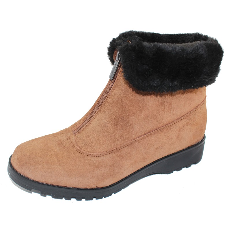 Sabra WP by Valdini in Tan Suede/Shearling