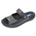 Wolky Women's Cyprus In Anthracite Mini Croco Printed Leather