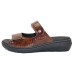 Wolky Women's Cyprus In Cognac Mini Croco Printed Leather