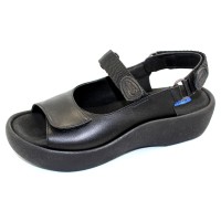 Wolky Women's Jewel In Black Smooth Leather