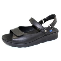 Wolky Women's Pichu In Black Smooth Leather