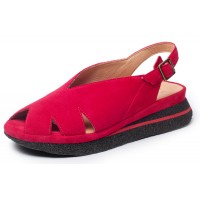 Yes Women's April In Red Kid Suede