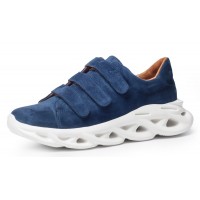 Yes Women's Sundown In Navy Suede/Patent Leather