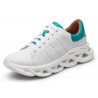 Yes Women's Sunrise In White/Turquoise Leather