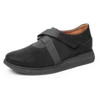 Yes Brand Shoes Women's Addison In Black Water Resistant Raindrop Suede