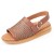 Yes Brand Shoes Women's Annie In Natural Woven Leather/Plonge Leather
