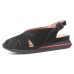 Yes Brand Shoes Women's April In Black Kid Suede