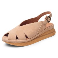 Yes Brand Shoes Women's April In Cognac Kid Suede