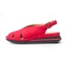 Yes Brand Shoes Women's April In Red Kid Suede