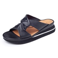 Yes Brand Shoes Women's Aria In Black Plonge Leather
