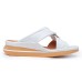 Yes Brand Shoes Women's Aria In White Plonge Leather