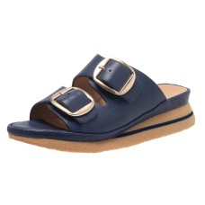 Yes Brand Shoes Women's Aspen In Navy Blue Leather