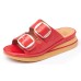 Yes Brand Shoes Women's Aspen In Red Plonge Leather
